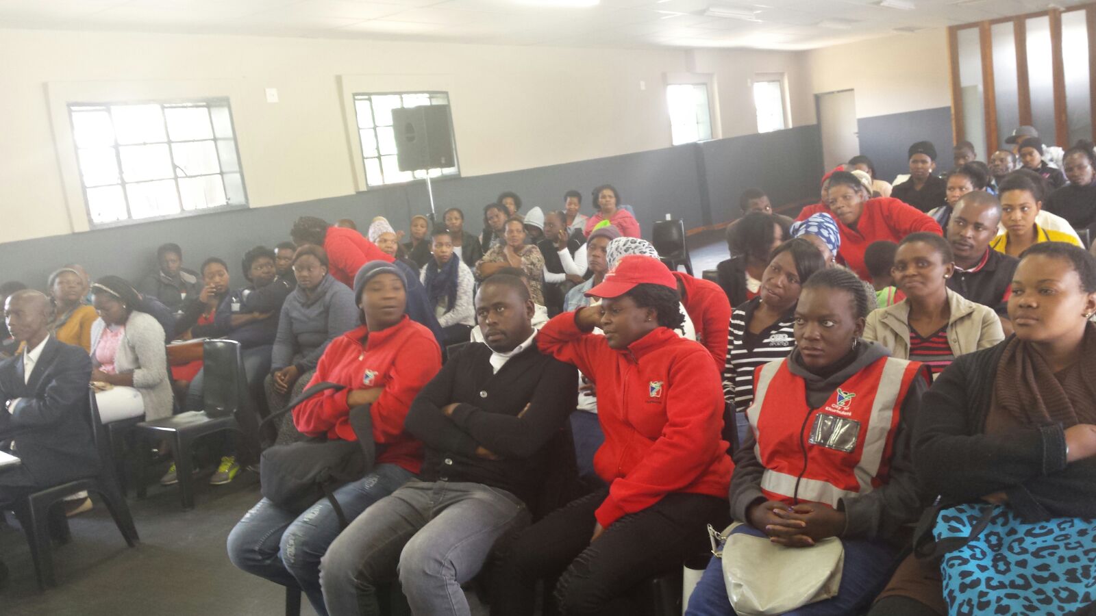 Tembisa   Community members at dialogue