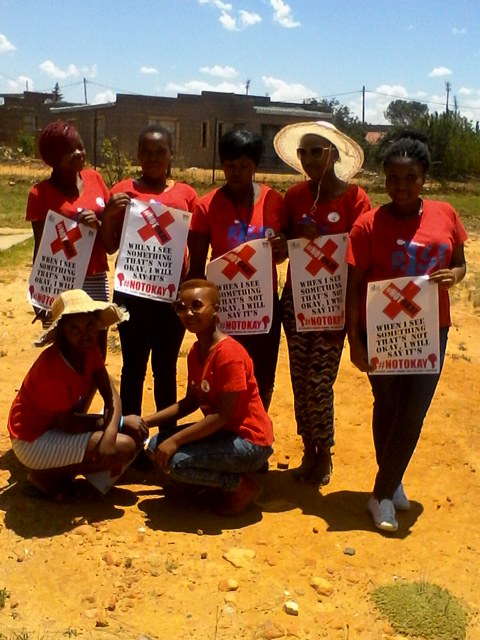 QwaQWa Rise members World Aids Day