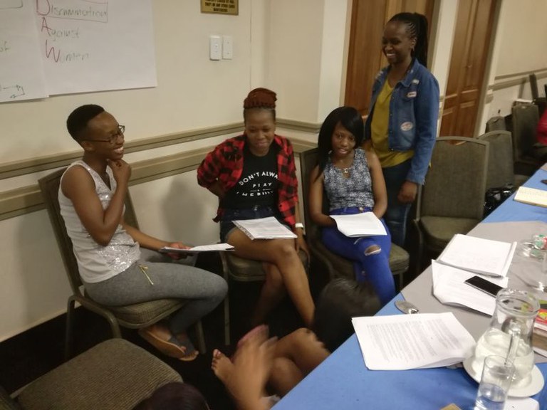 Training was on Gender, Power, Patriarchy and Privilege, Advocacy, Human rights and Women’s rights, Social Justice, Democracy and governance and leadership | Oct/Nov 2017 - North West, Mpumalanga and Free State