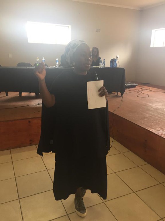 Dudu Ngcobo from UGu District Municipality Gender office