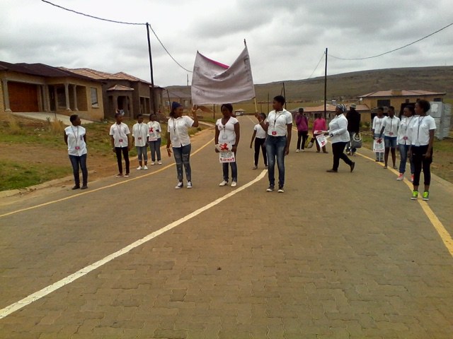 March from snake park to Tharollo school