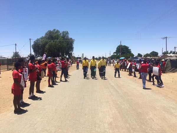 16 Days of activism   march in Mayflower