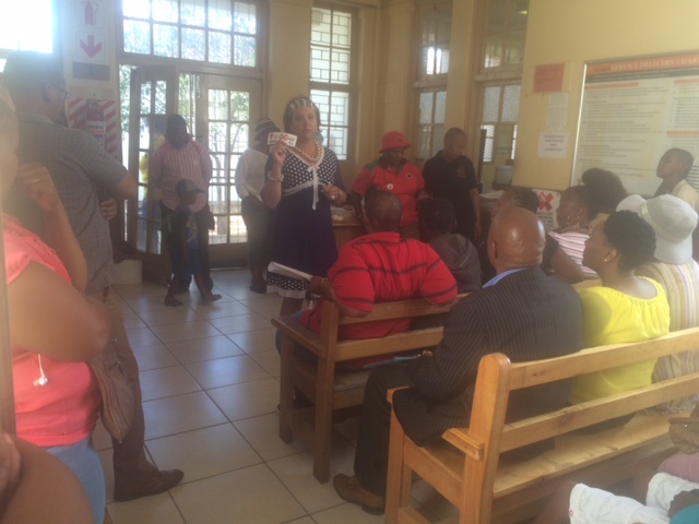 Tshepong Victim Support Centre  16 Days Rise Talk  to Victims of violence
