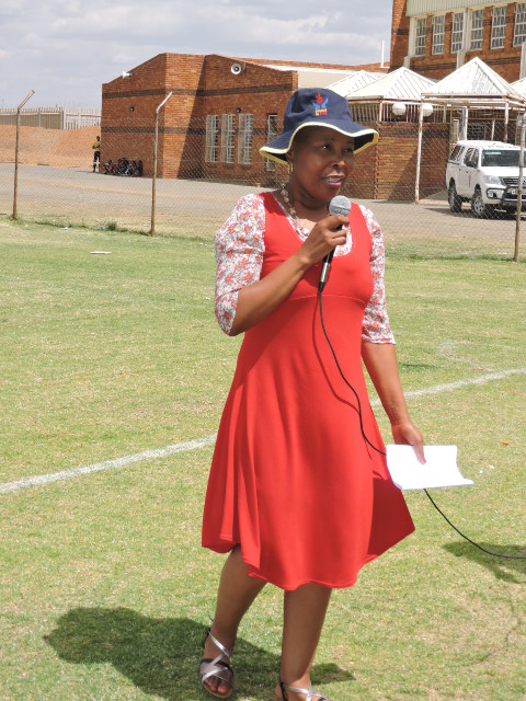 Guestspeaker from Tshepong Victim Suport Centre Busiswe