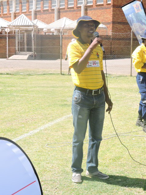 Mr Chauque Social Worker opening speech about 16 Days and and World Aids Day