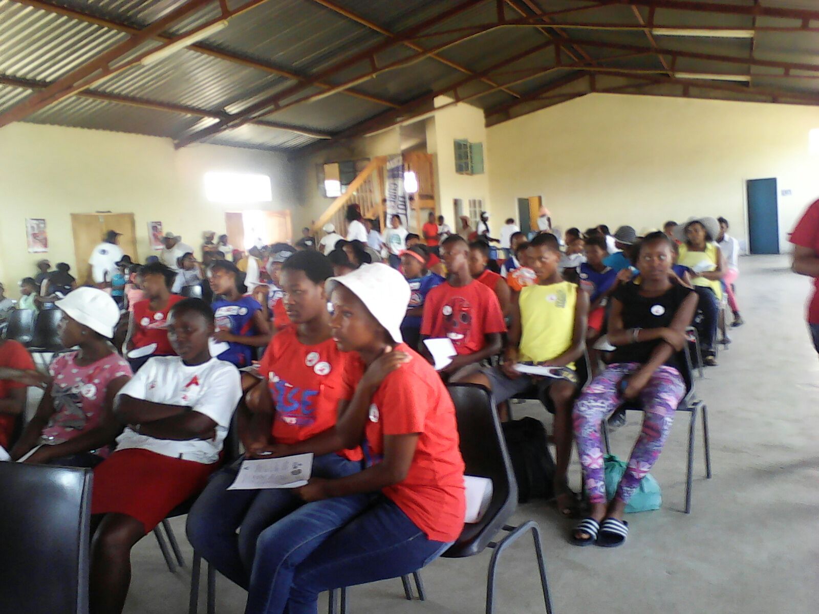 Formal activities in Reddersburg community hall